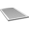 Ekena Millwork Arch Top Surface Mount PVC Gable Vent: Non-Functional, w/2"W x 1-1/2"P Brickmould Frame, 24"W x 40"H GVPAR24X4002SN - alternate 2